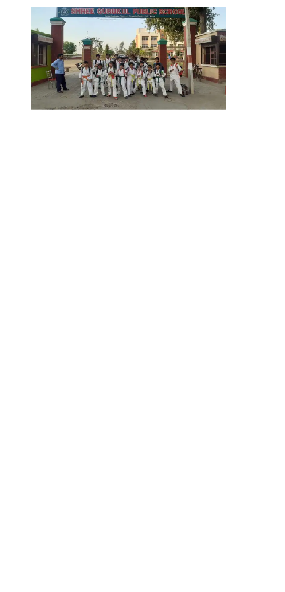 करांटे चैम्पियनशिप में 20 विद्यार्थियों ने जीते पदक